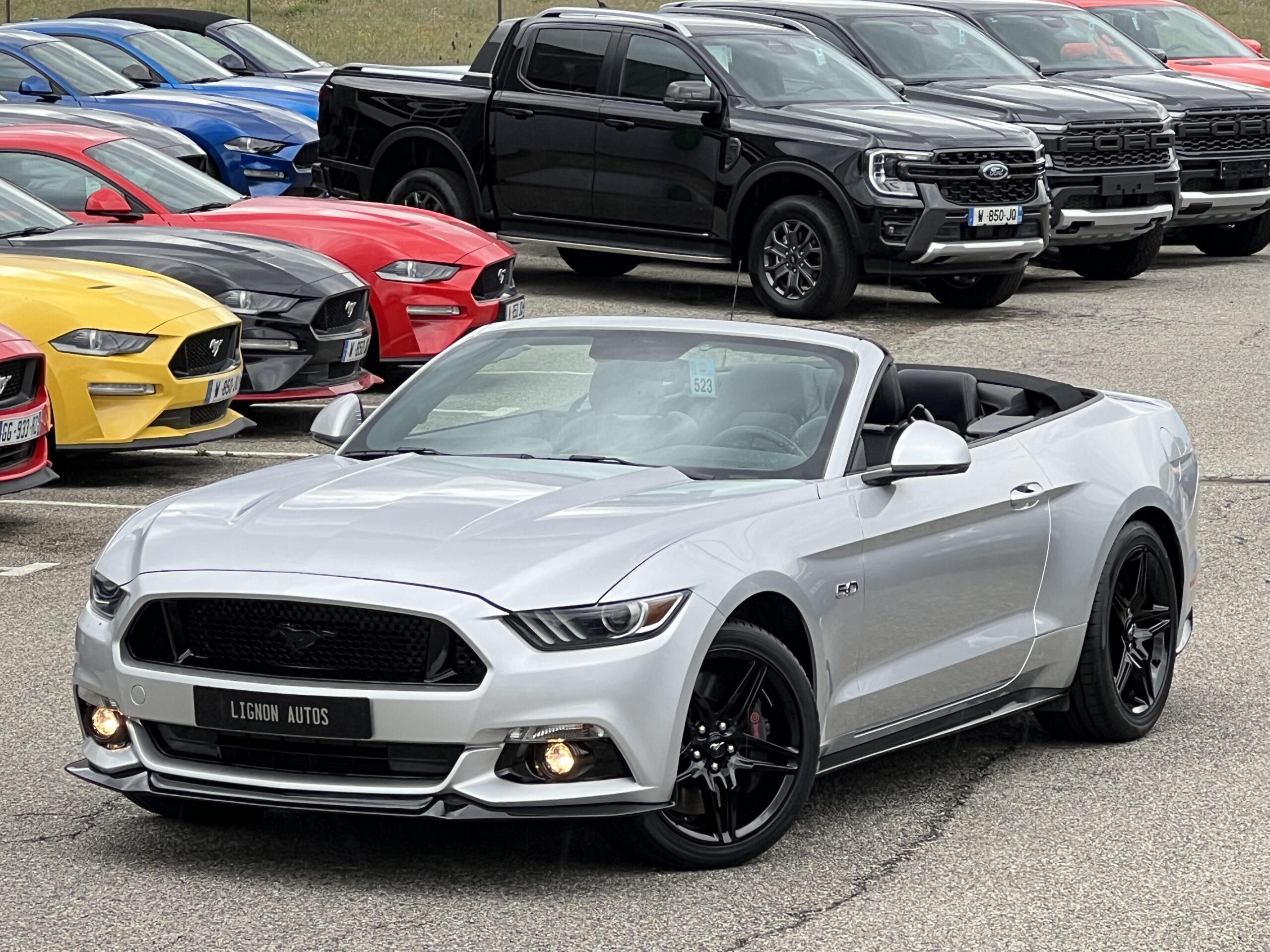 Photo FORD MUSTANG CABRIOLET GT 5.0L V8 421 BVM6 PREMIUM