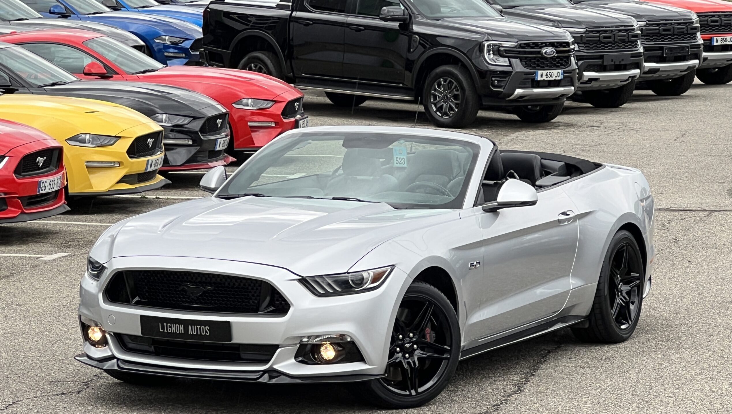 Photo FORD MUSTANG CABRIOLET GT 5.0L V8 421 BVM6 PREMIUM