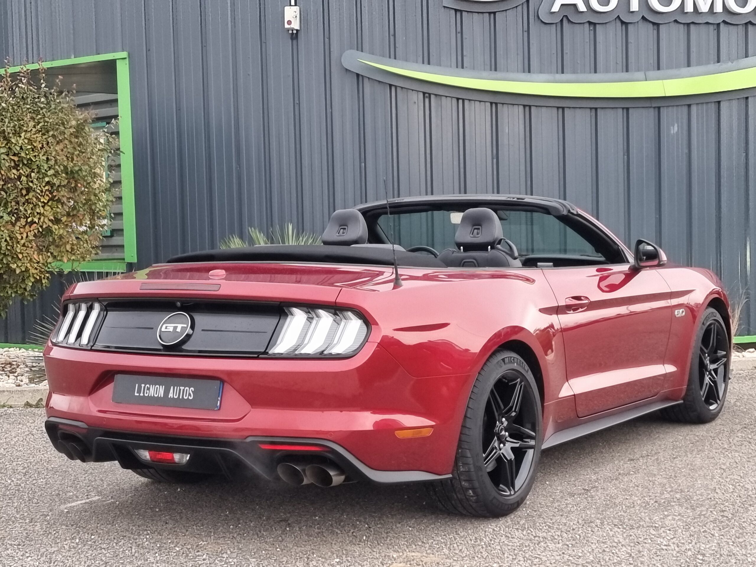 Photo FORD MUSTANG CABRIOLET GT 5.0L V8 450 BVA10 PREMIUM