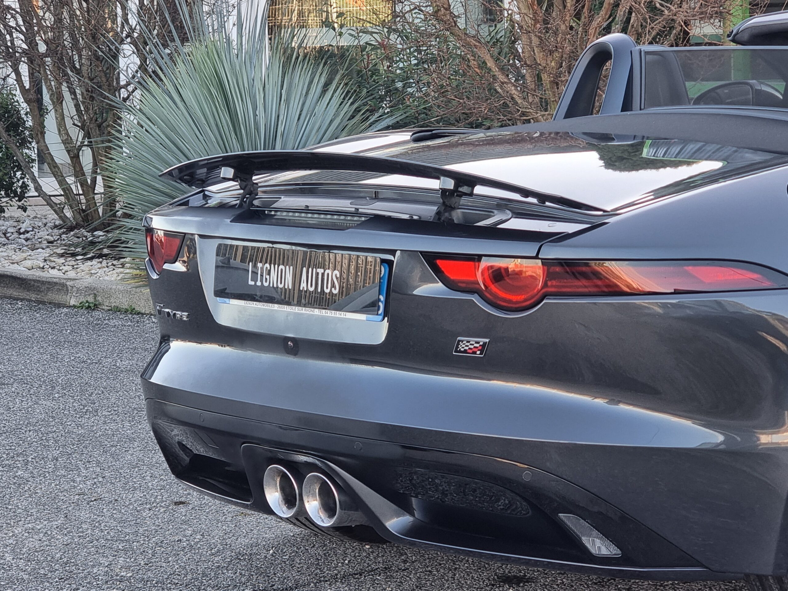 Photo JAGUAR F-TYPE CABRIOLET 3.0 V6 380 CH CHEQUERED FLAG BVA8