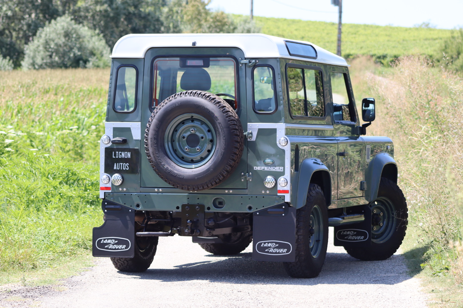 Photo Land Rover Defender 90 Td4 2.2 SW 4 Places "Keswick Green"