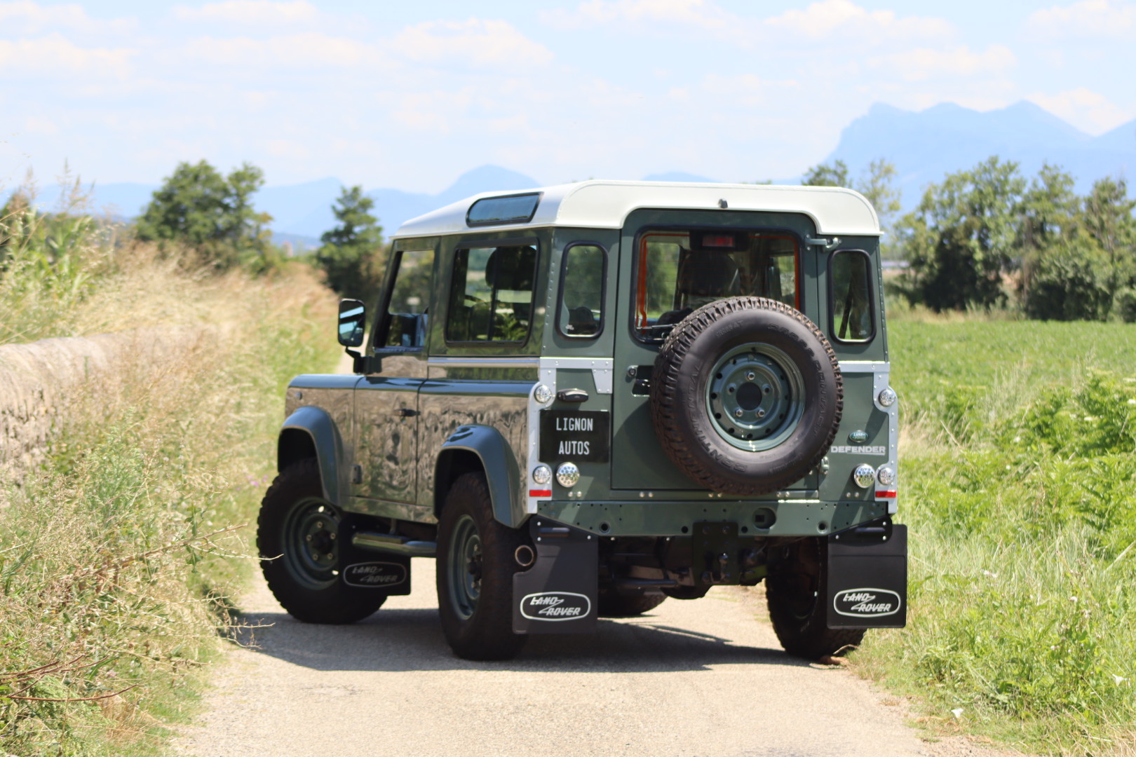Photo Land Rover Defender 90 Td4 2.2 SW 4 Places "Keswick Green"