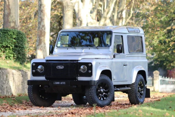 1107 Land Rover Defender 90 td4 sw 4 places « Indus Silver »