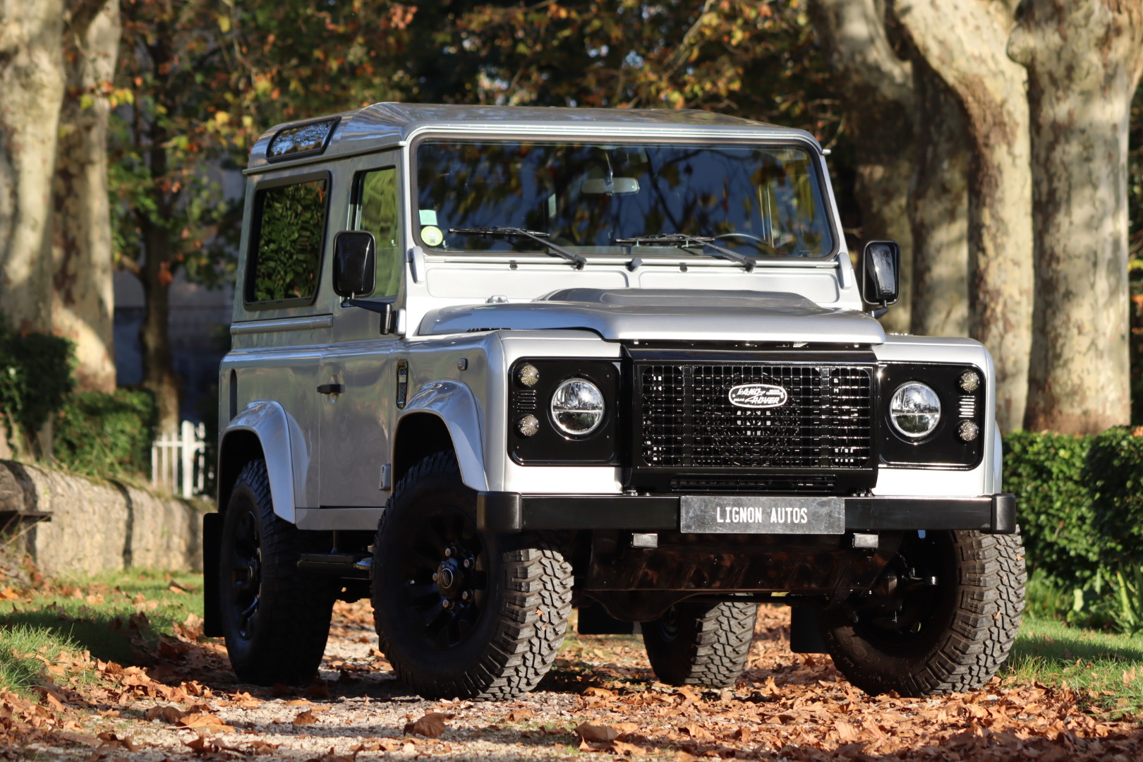 Photo Land Rover Defender 90 td4 sw 4 places "Indus Silver"