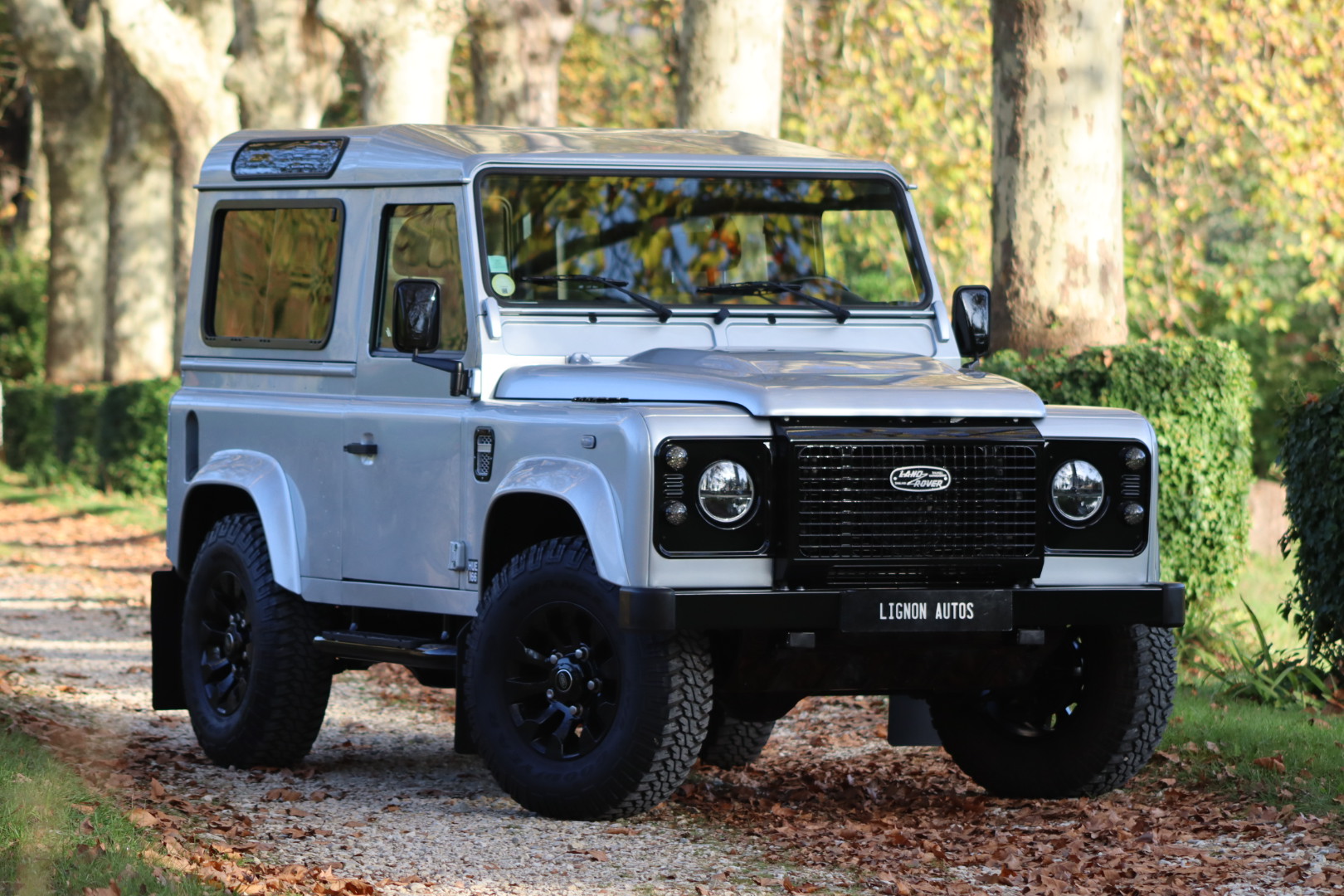Photo Land Rover Defender 90 td4 sw 4 places "Indus Silver"