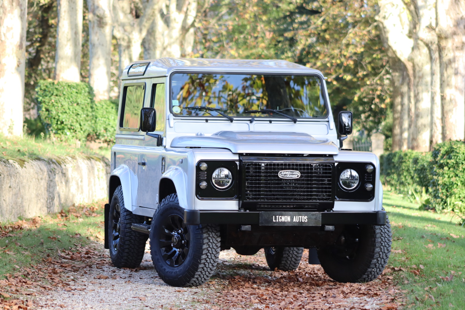 Photo Land Rover Defender 90 td4 sw 4 places "Indus Silver"