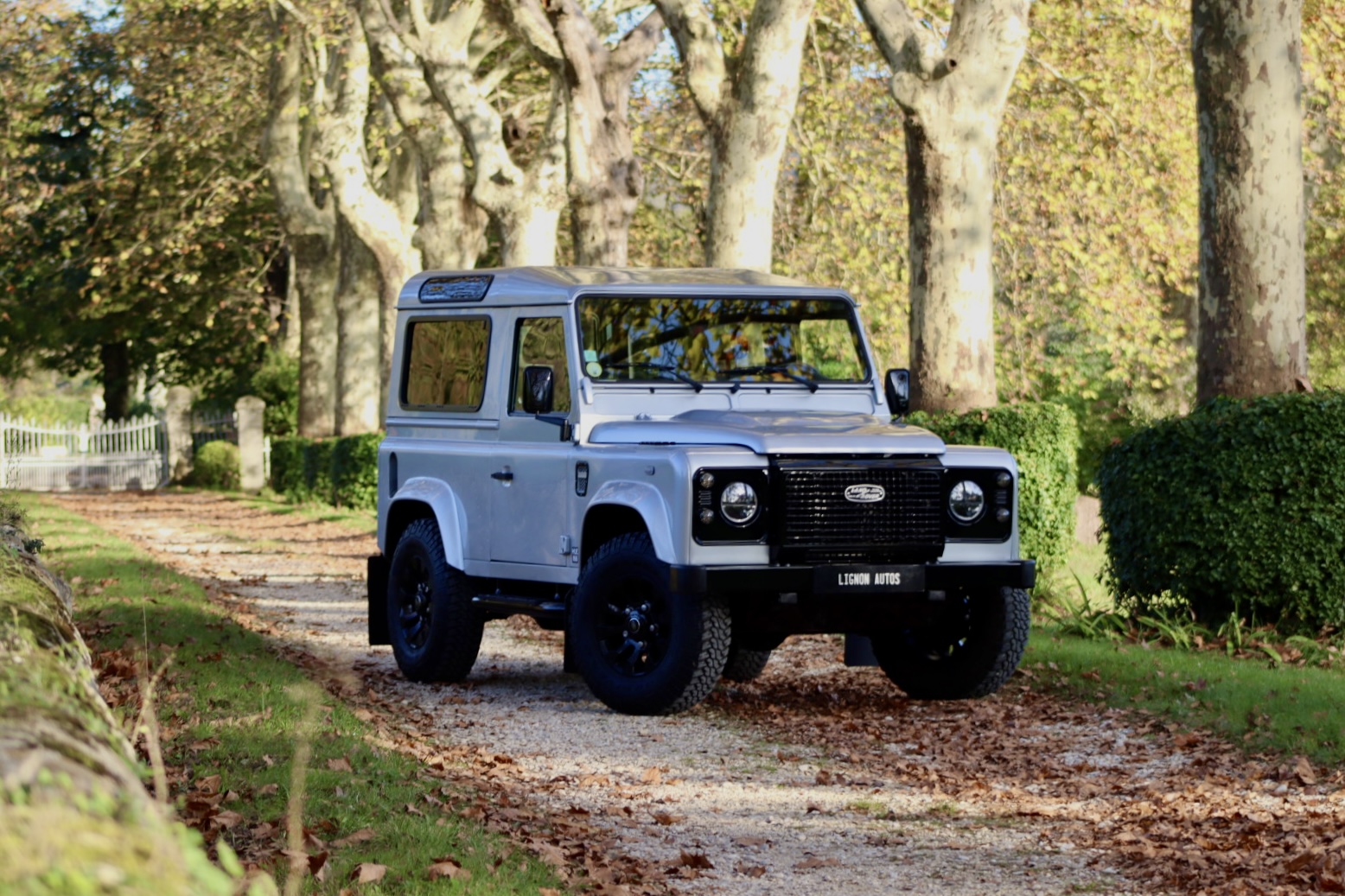Photo Land Rover Defender 90 td4 sw 4 places "Indus Silver"
