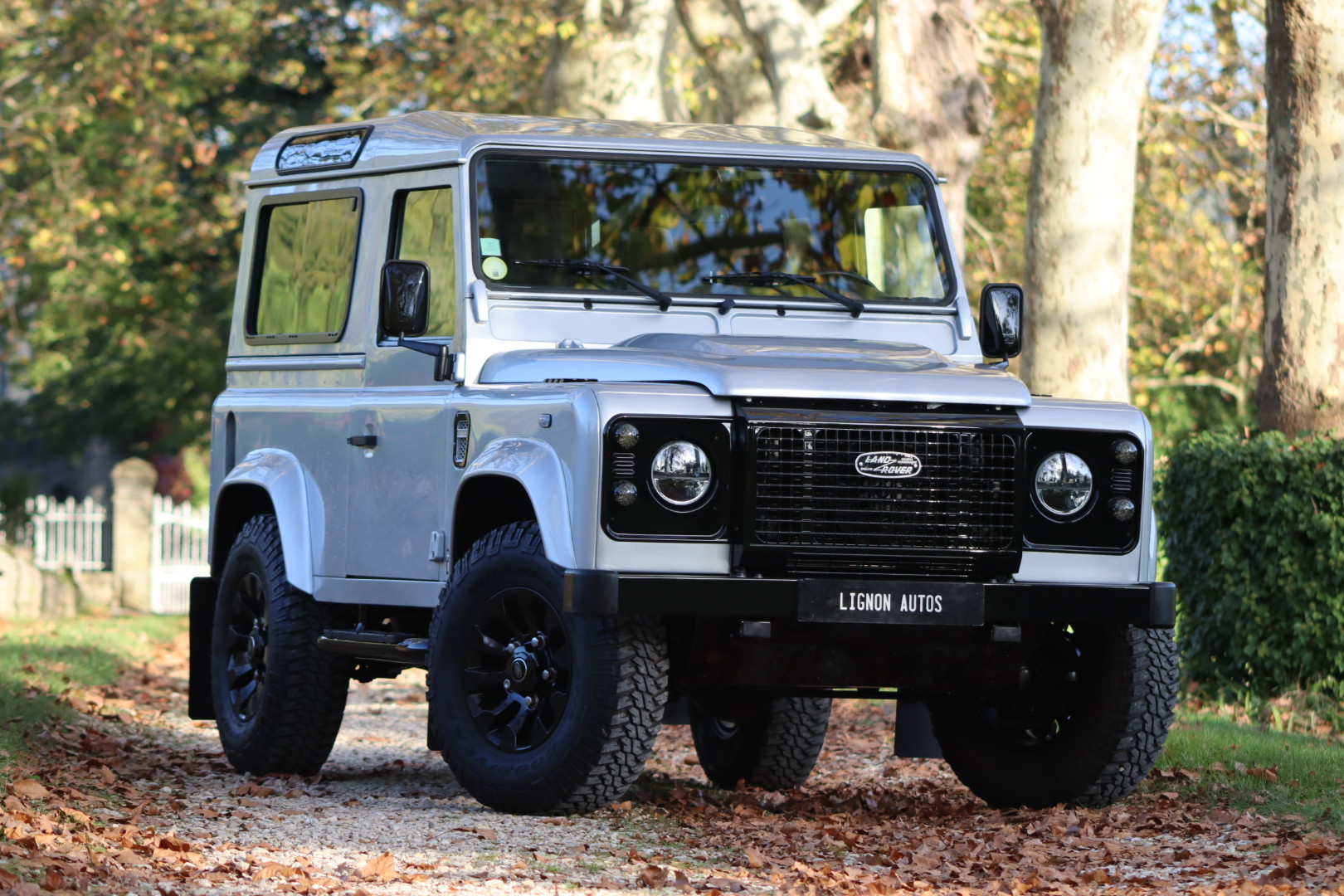 Photo Land Rover Defender 90 td4 sw 4 places "Indus Silver"