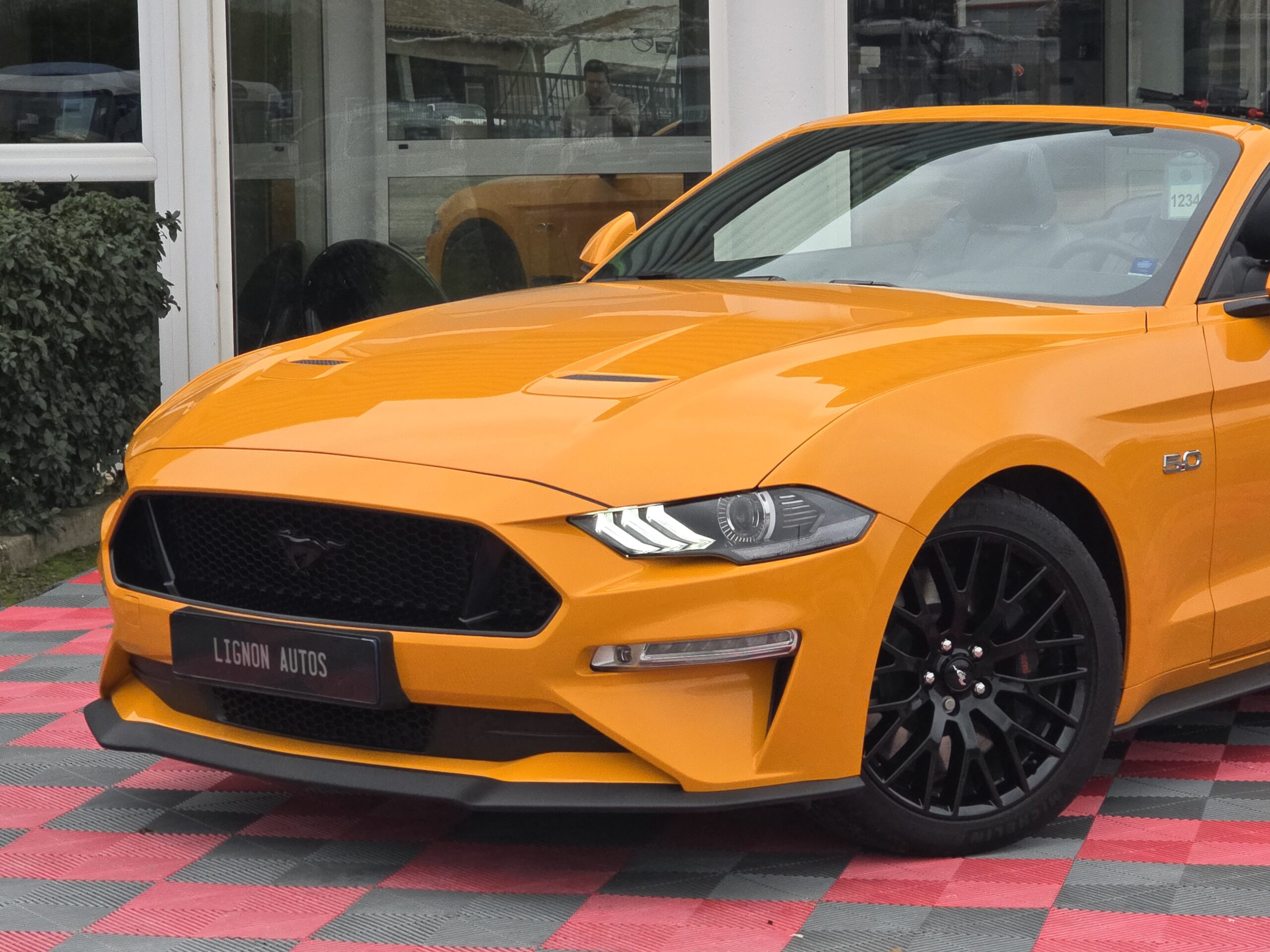 Photo Ford Mustang GT 5.0 v8 Cabriolet 450 ch BVA10 - Suspension Magneride - 1er main