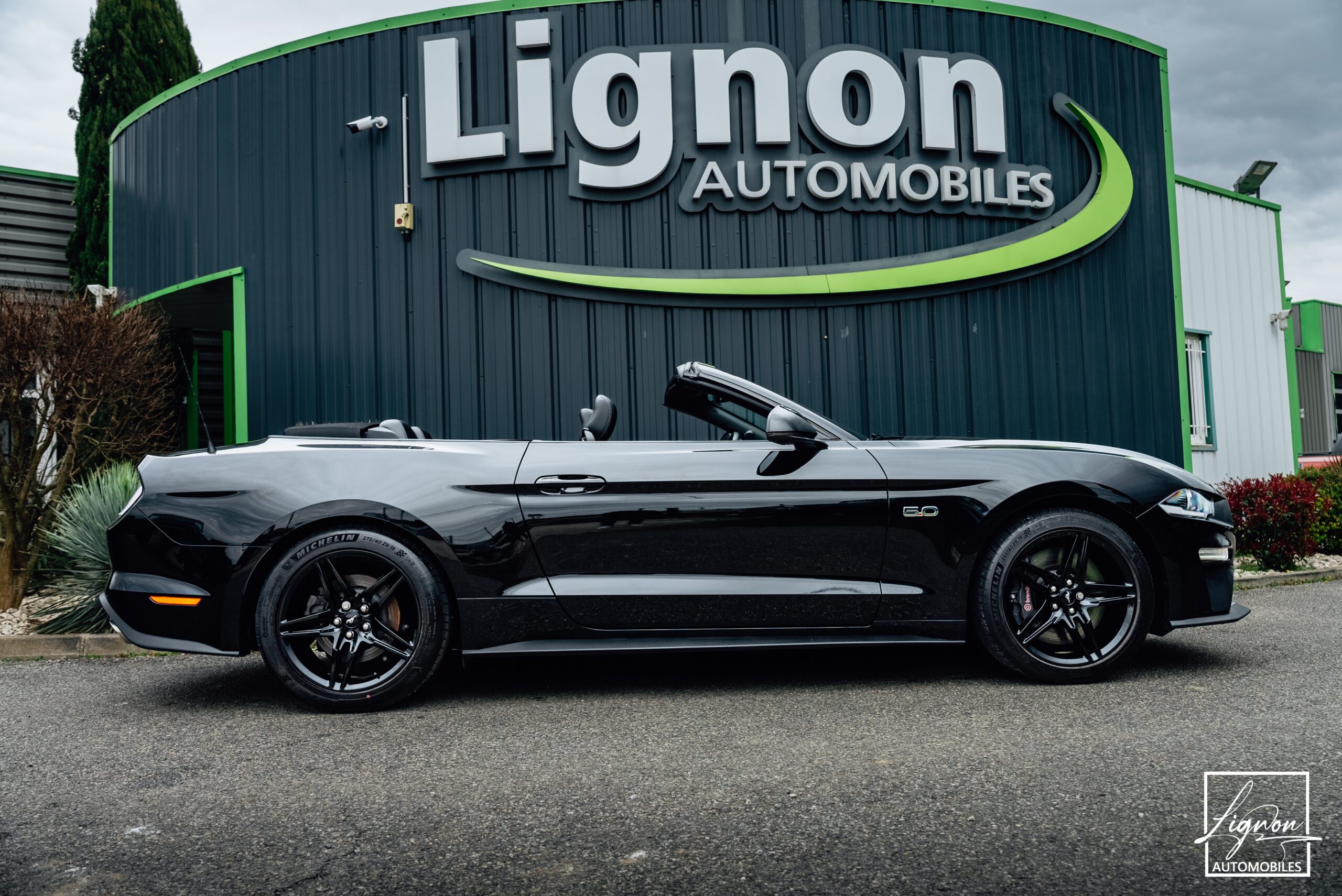 Photo Ford Mustang Cabriolet 5.0 v8 GT 450 CH BVM6 - 1er main