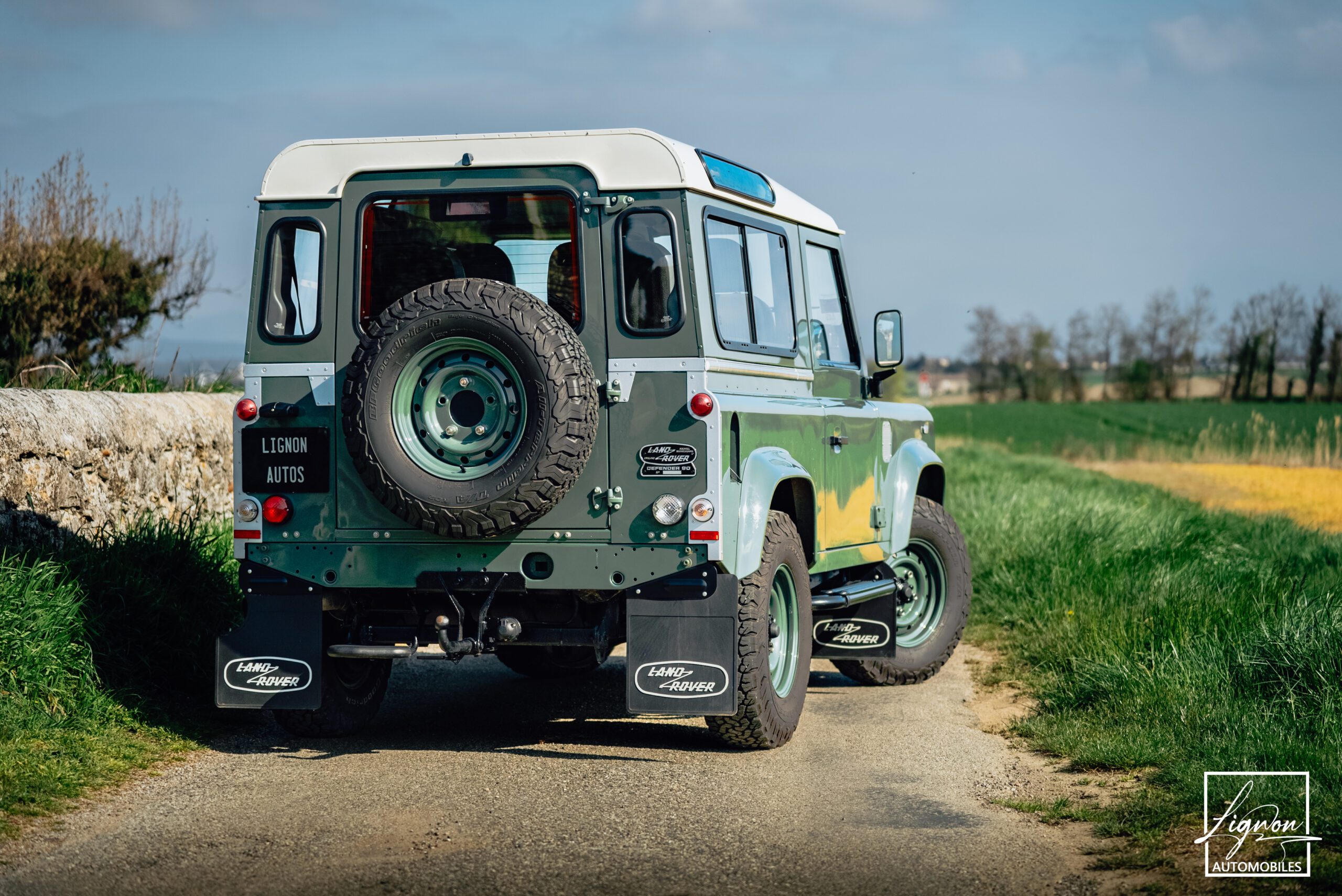 Land Rover Defender 90 td4 sw 4 places "Keswick Green"