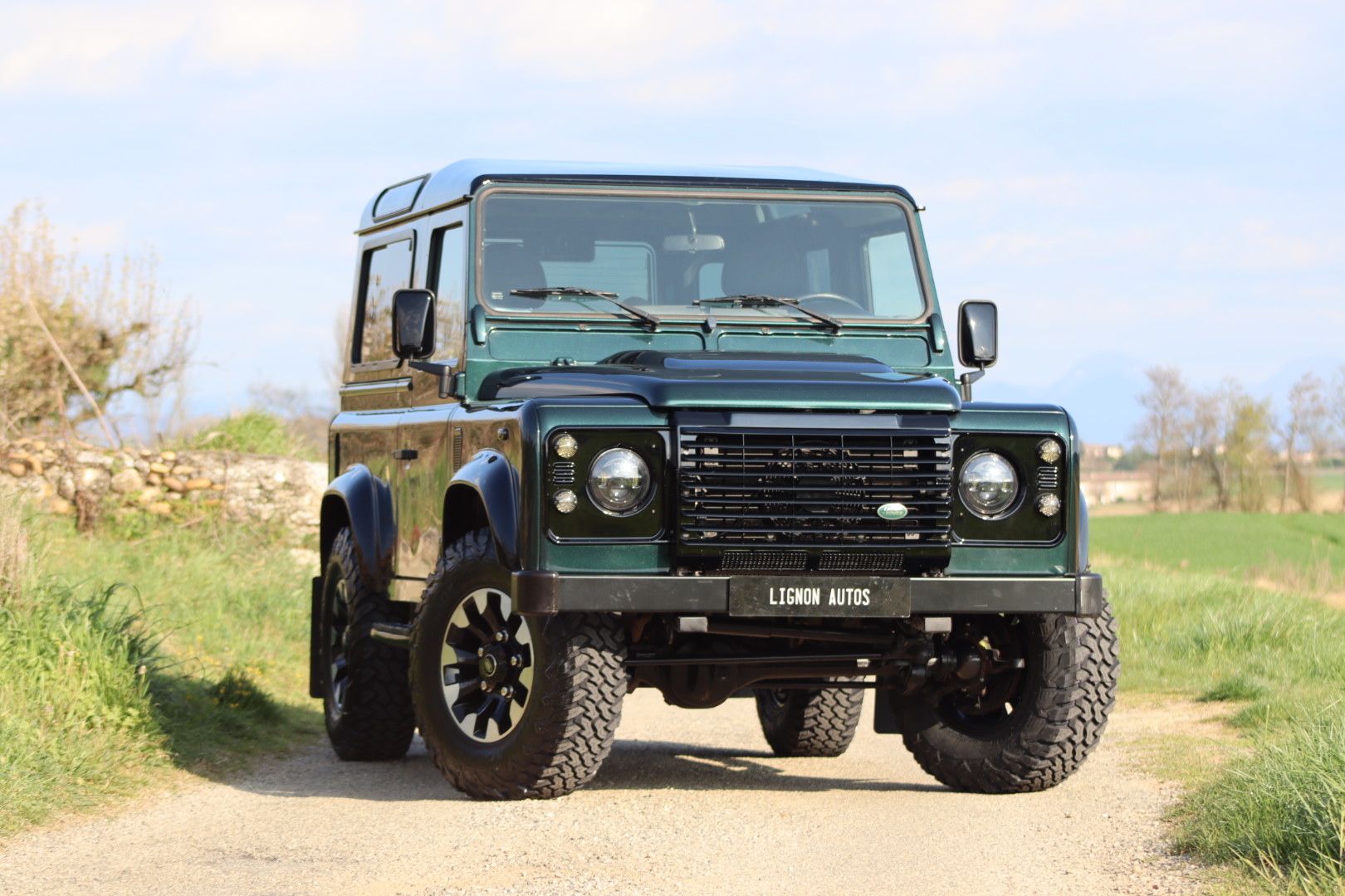 Photo Land Rover Defender 90 2.2 4 places "Aintree Green"