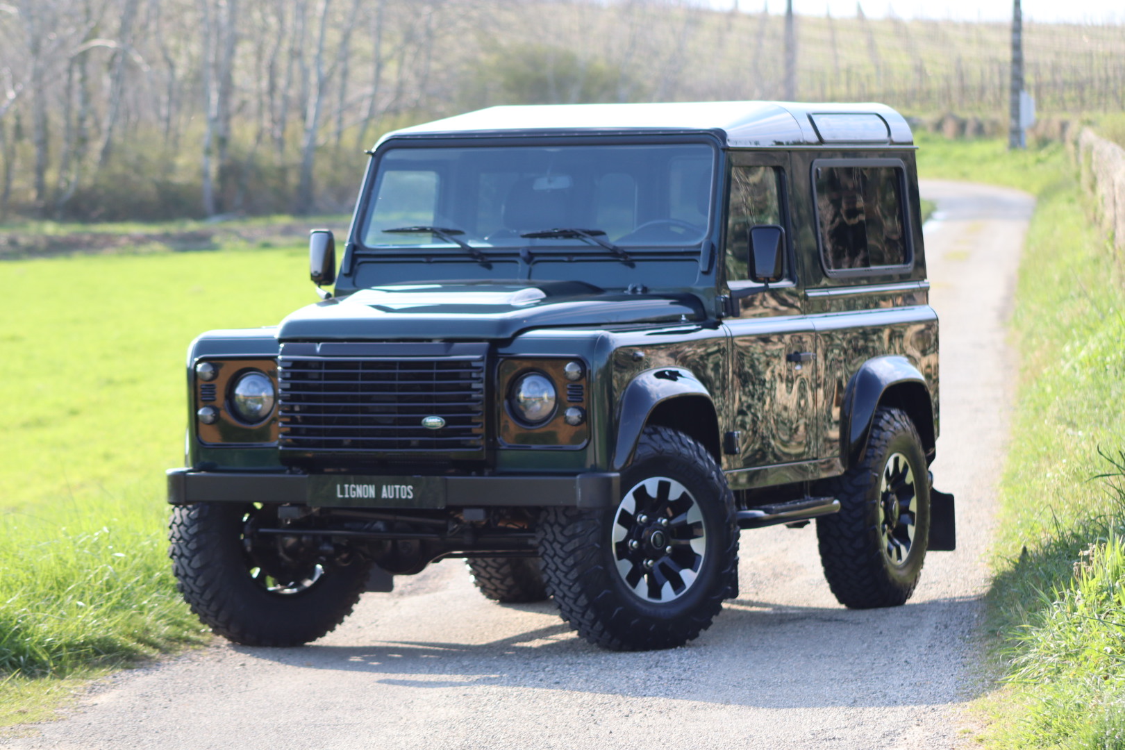 Photo Land Rover Defender 90 2.2 4 places "Aintree Green"