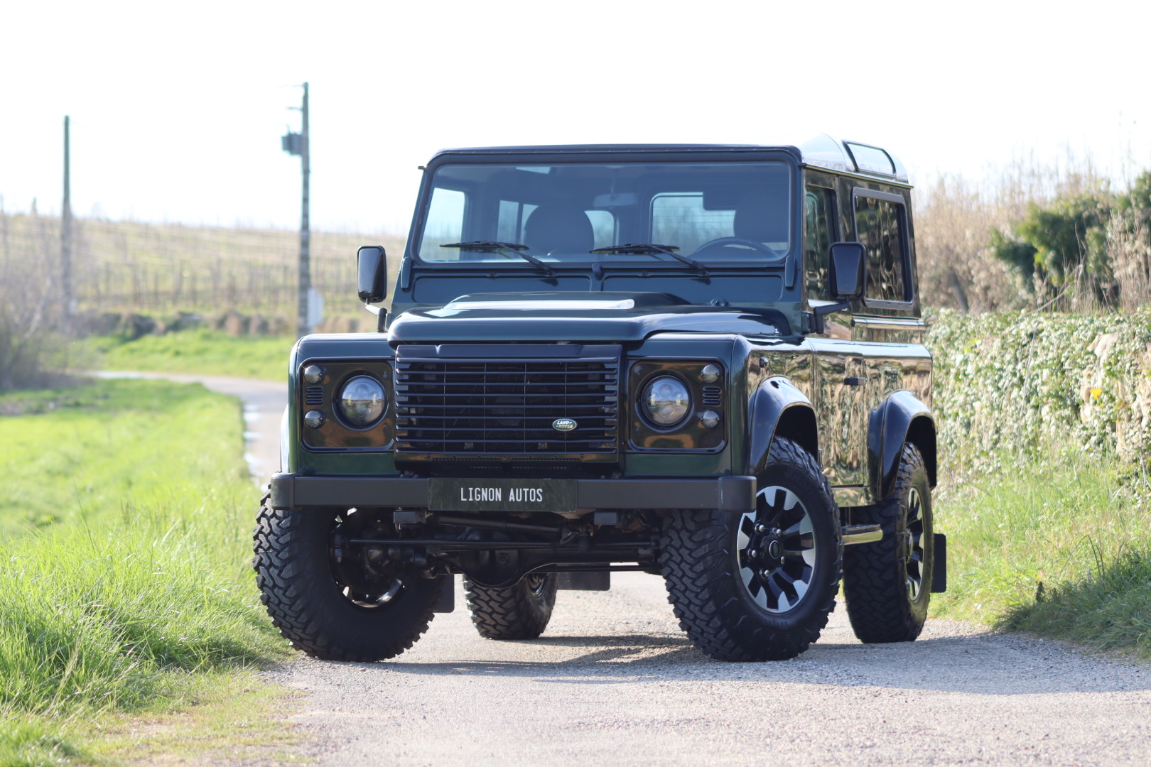 Photo Land Rover Defender 90 2.2 4 places "Aintree Green"