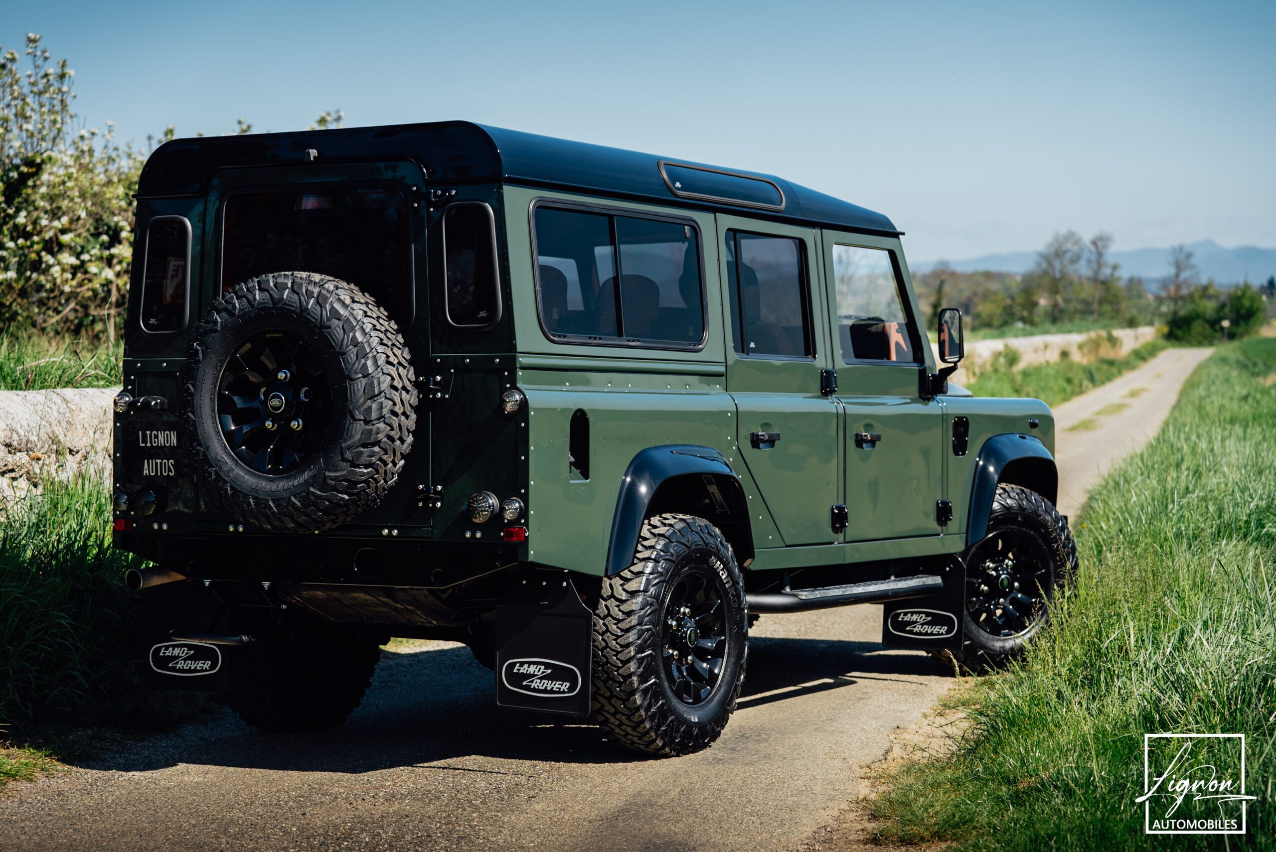 Photo Land Rover Defender 110 td5 sw 9 places "Underberg Green"