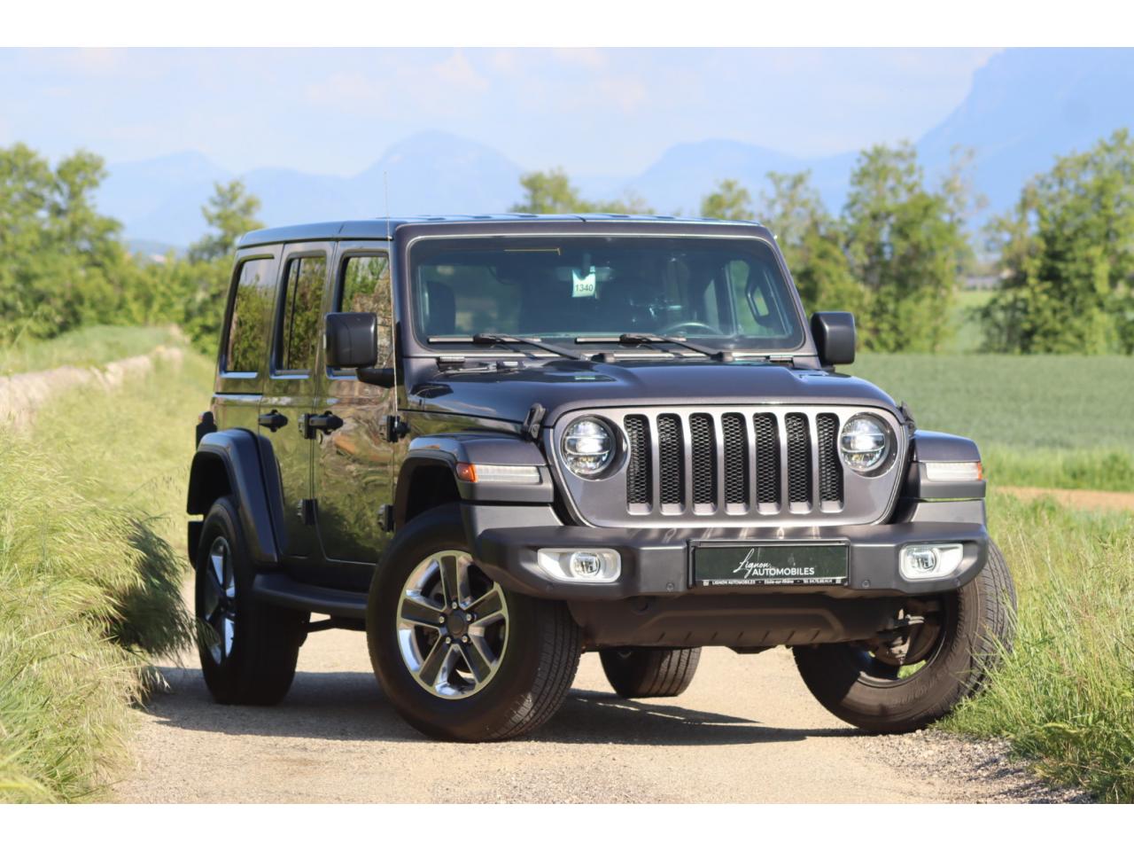 Photo JEEP WRANGLER JL 2.0 T 272 CH Unlimited Sahara BVA8 à partir de 657?/Mois