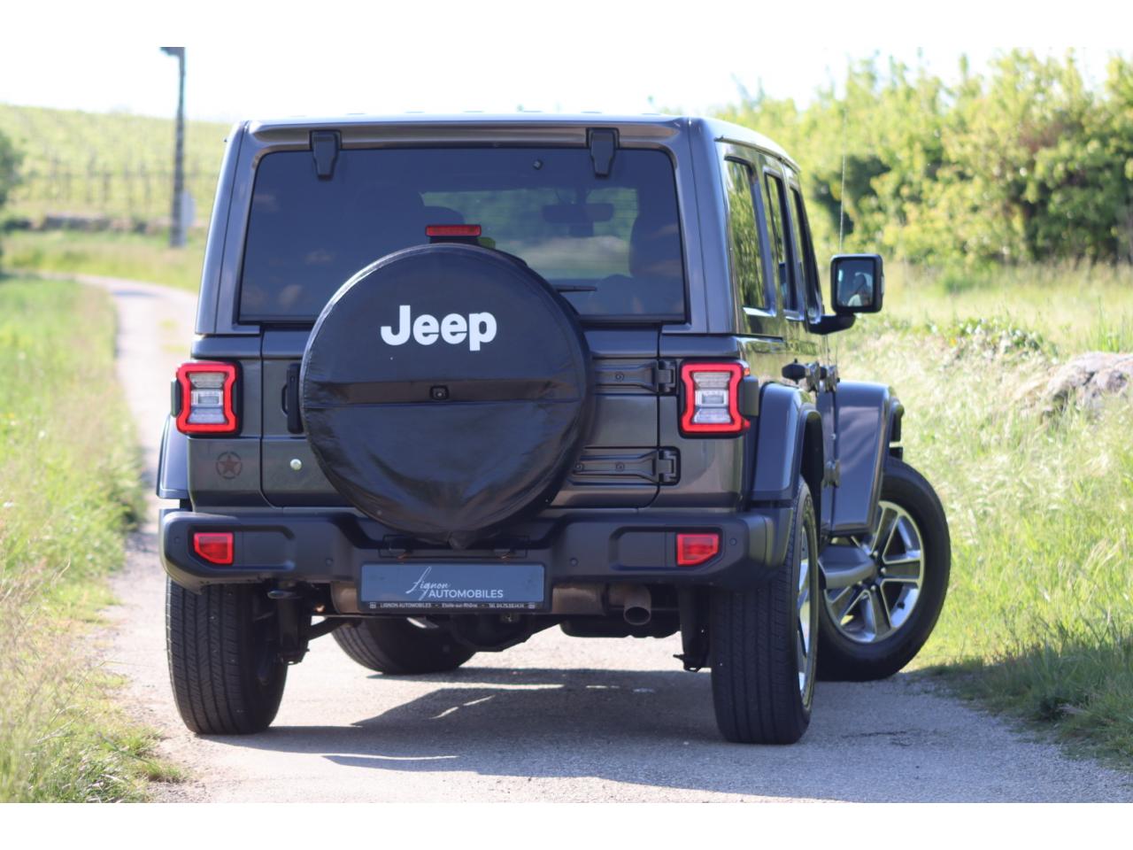 Photo JEEP WRANGLER JL 2.0 T 272 CH Unlimited Sahara BVA8 à partir de 657?/Mois