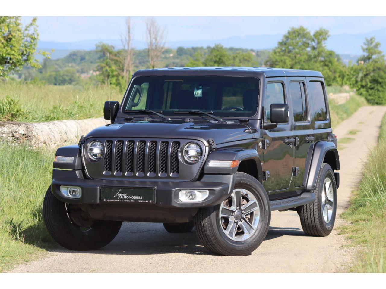 1340 JEEP WRANGLER JL 2.0 T 272 CH Unlimited Sahara BVA8 à partir de 657?/Mois