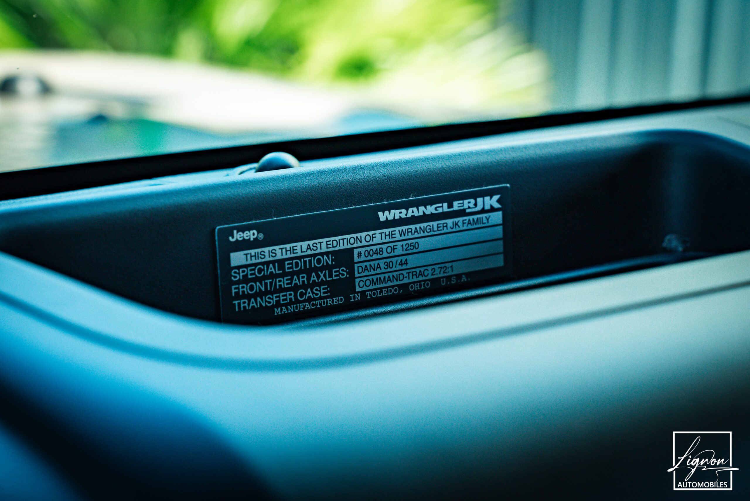 Photo Jeep Wrangler 2.8 CRD 200CH Série Limitée "JK Édition" N°48/1250 BVA 3 portes