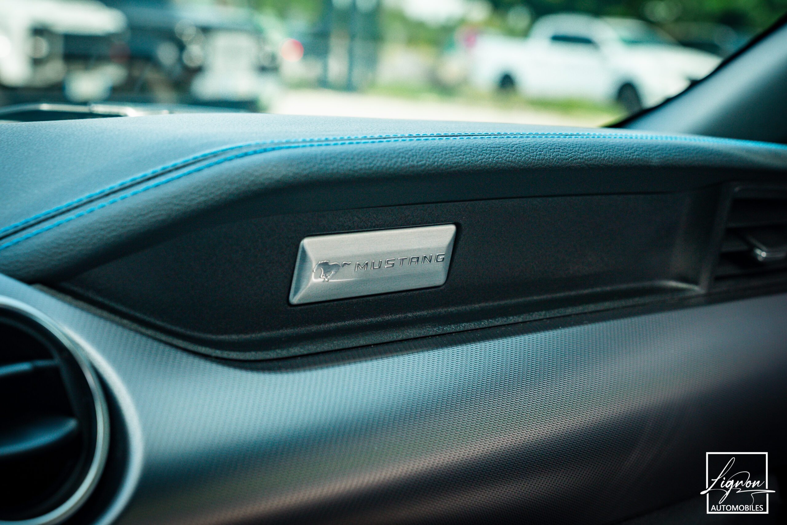 Photo Ford Mustang GT Cabriolet 5.0L V8 450 CH BVA10 Lightning Blue