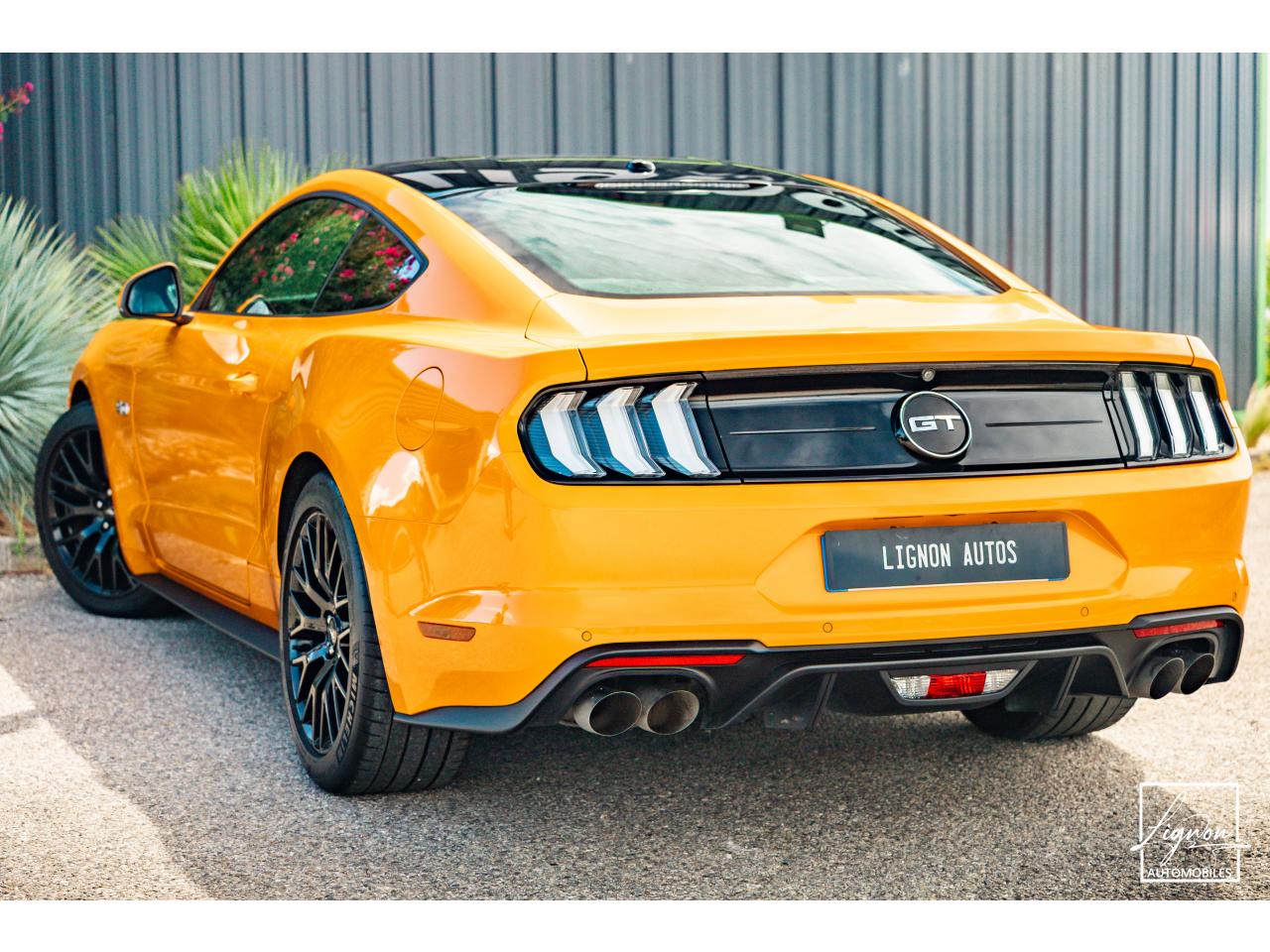 Photo FORD MUSTANG GT Fastback 5.0L V8 450 CH BVM6 Orange Fury Récaro - à partir de 734 euros
