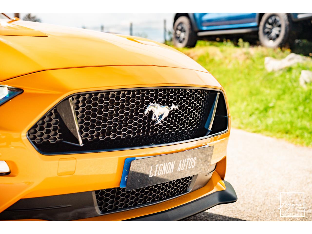 Photo FORD MUSTANG GT Fastback 5.0L V8 450 CH BVM6 Orange Fury Récaro - à partir de 734 euros