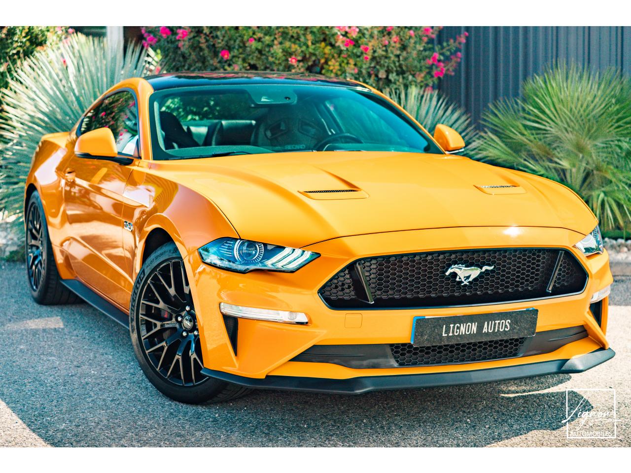 Photo FORD MUSTANG GT Fastback 5.0L V8 450 CH BVM6 Orange Fury Récaro - à partir de 734 euros