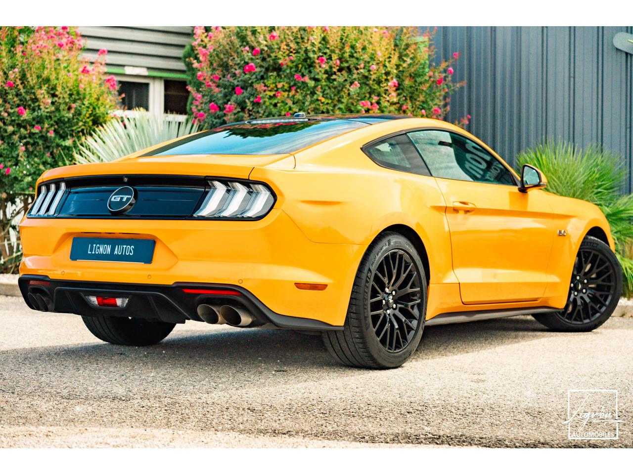 Photo FORD MUSTANG GT Fastback 5.0L V8 450 CH BVM6 Orange Fury Récaro - à partir de 734 euros