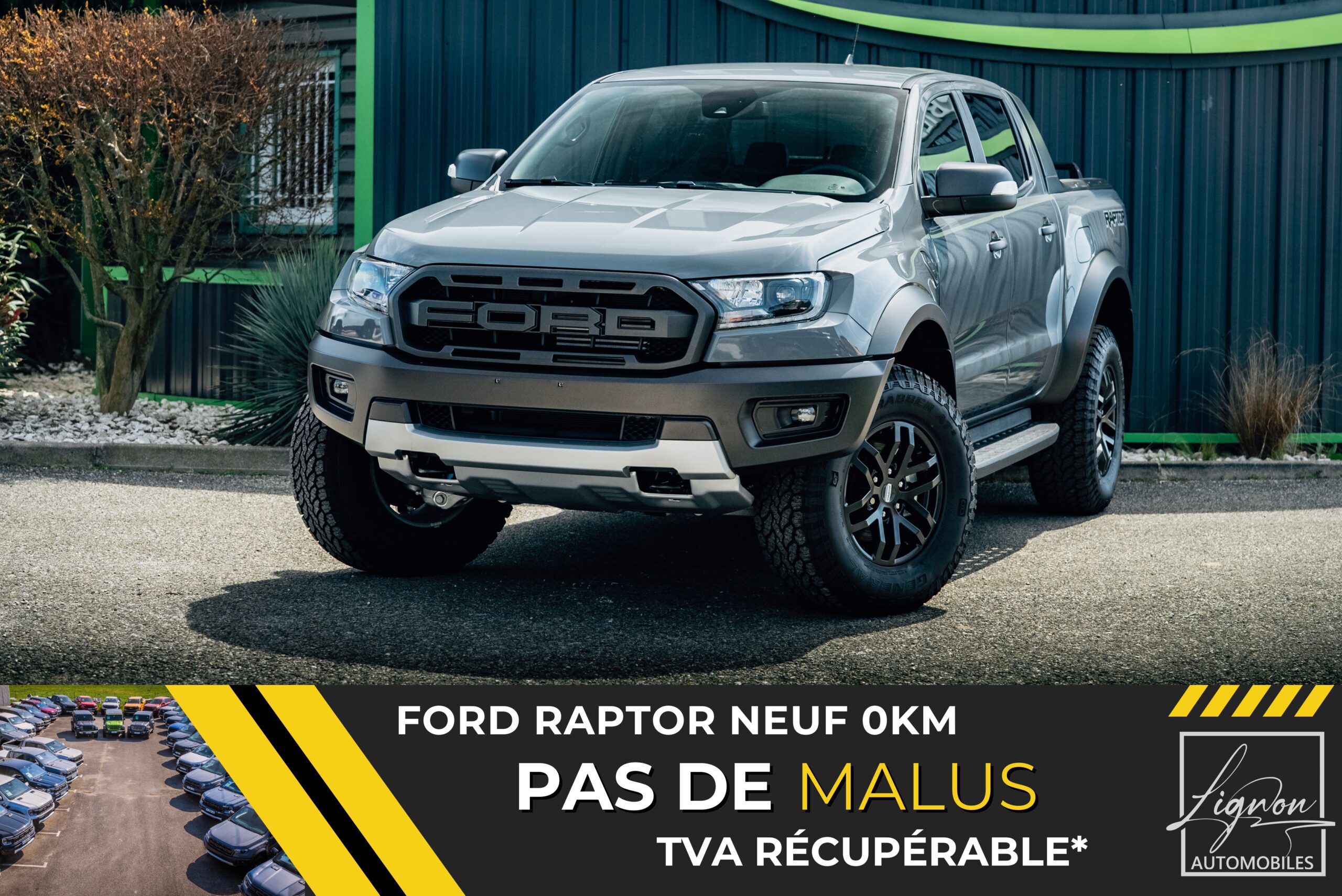 Photo Ford Ranger Raptor NEUF 2022 Double Cabine 2.0 TDCi 213 EcoBlue BVA10 - TVA RECUPERABLE