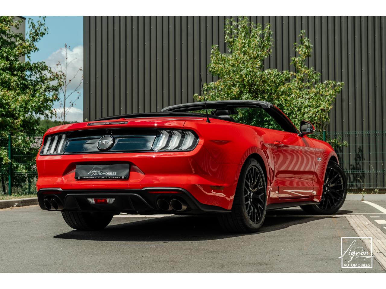Photo FORD MUSTANG Cabriolet GT 5.0 V8 - 450 - BVA10 Suspension Magneride - à partir de 688 euros
