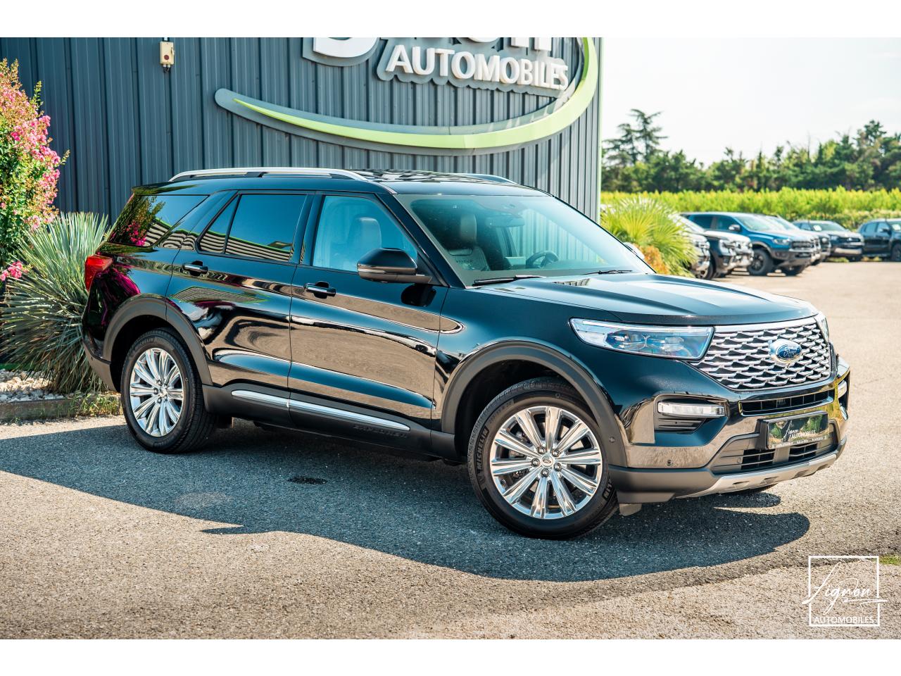 FORD EXPLORER Platinum 3.0 V6 EcoBoost - 457 Parallel PHEV - BVA  7 places - TVA Apparente - 1er main - à partir d