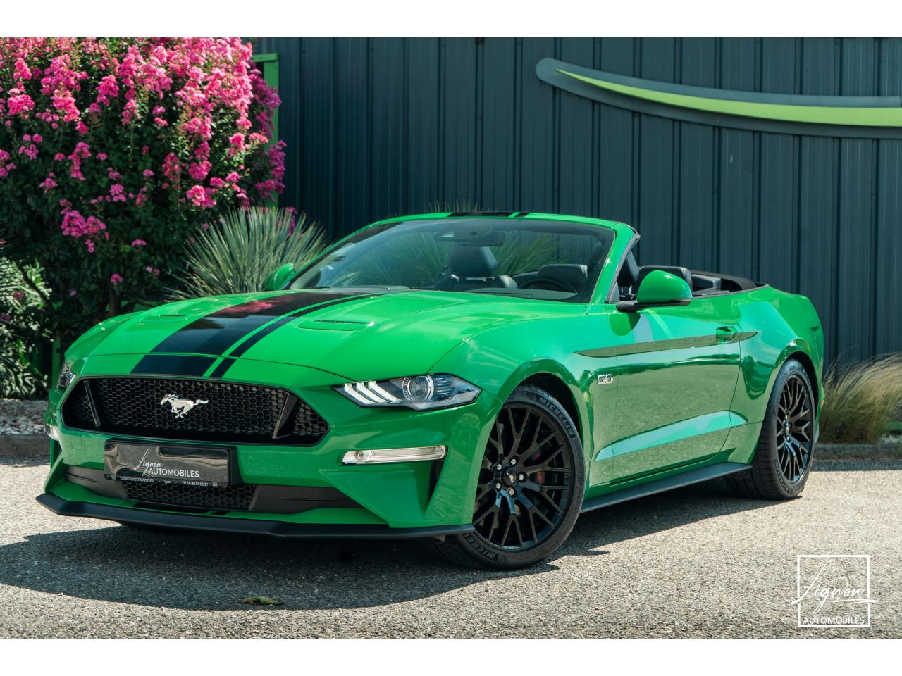 FORD MUSTANG Cabriolet 5.0 V8 - 450 - BVA10  - 1er main - Magneride - Spinel Green
