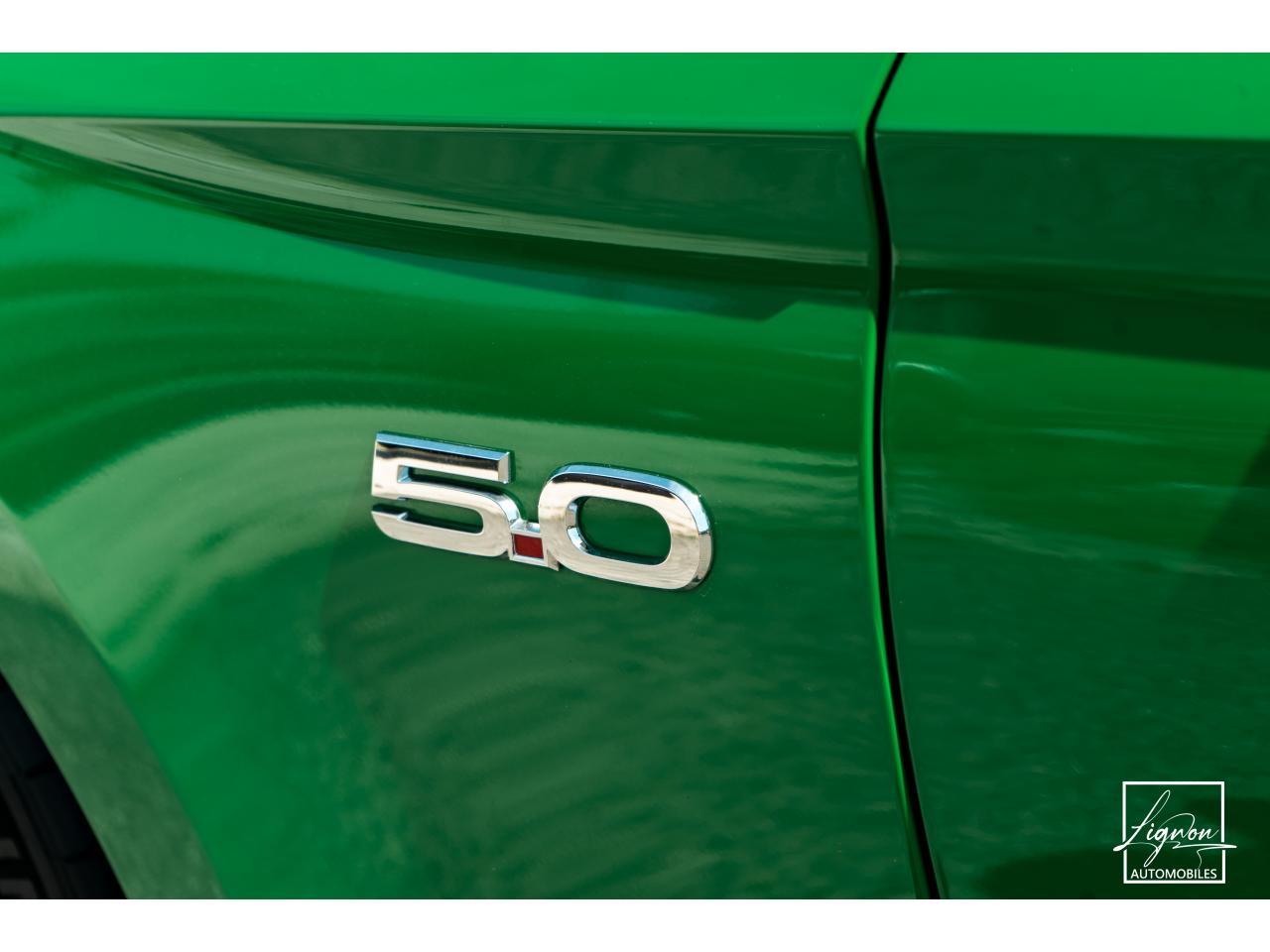 Photo FORD MUSTANG Cabriolet 5.0 V8 - 450 - BVA10  - 1er main - Magneride - Spinel Green