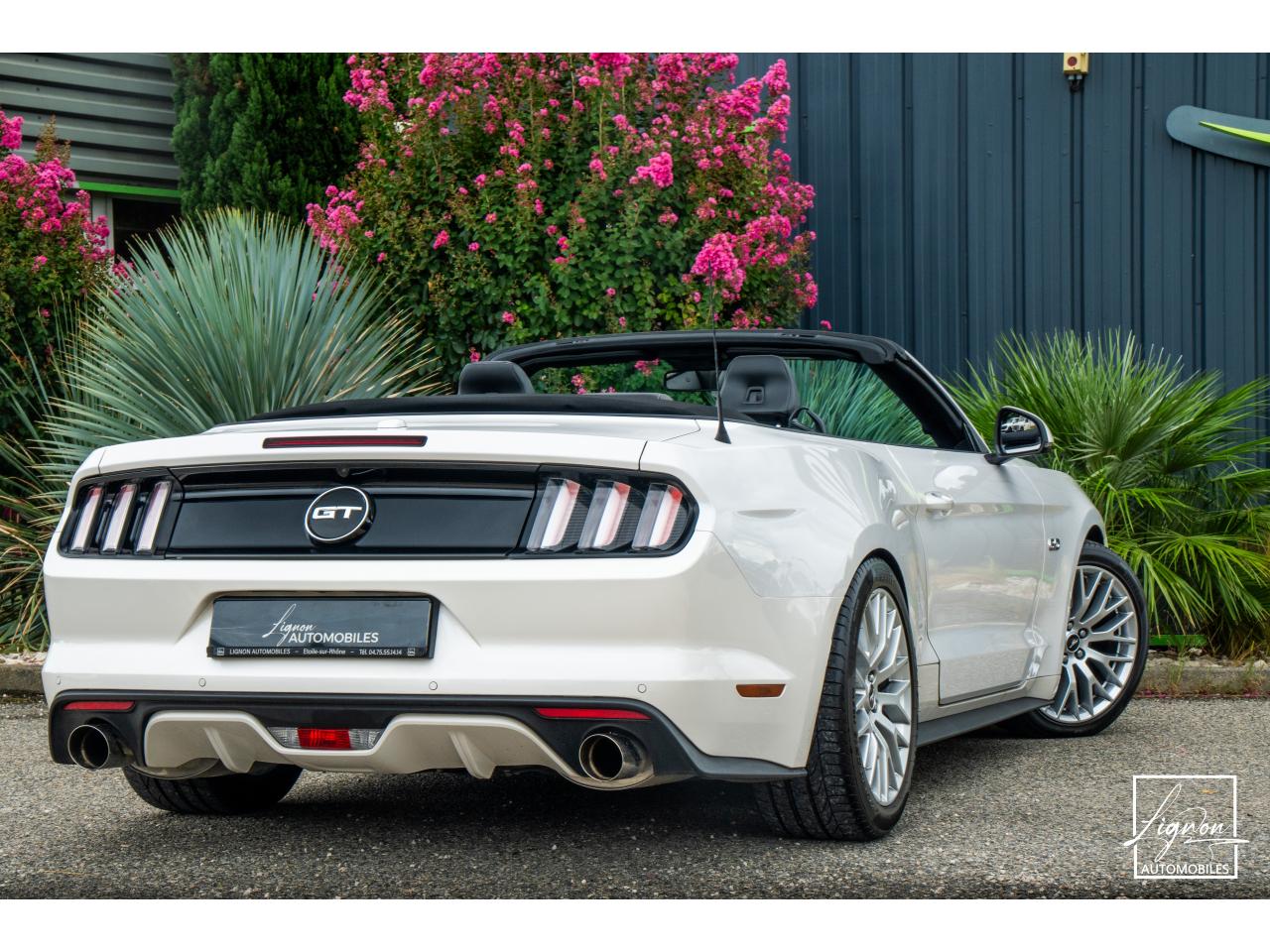 Photo FORD MUSTANG Cabriolet 5.0 V8 - 421 - BVA  GT - Echappement à Clapets - 1er main - à partir de 601 euros