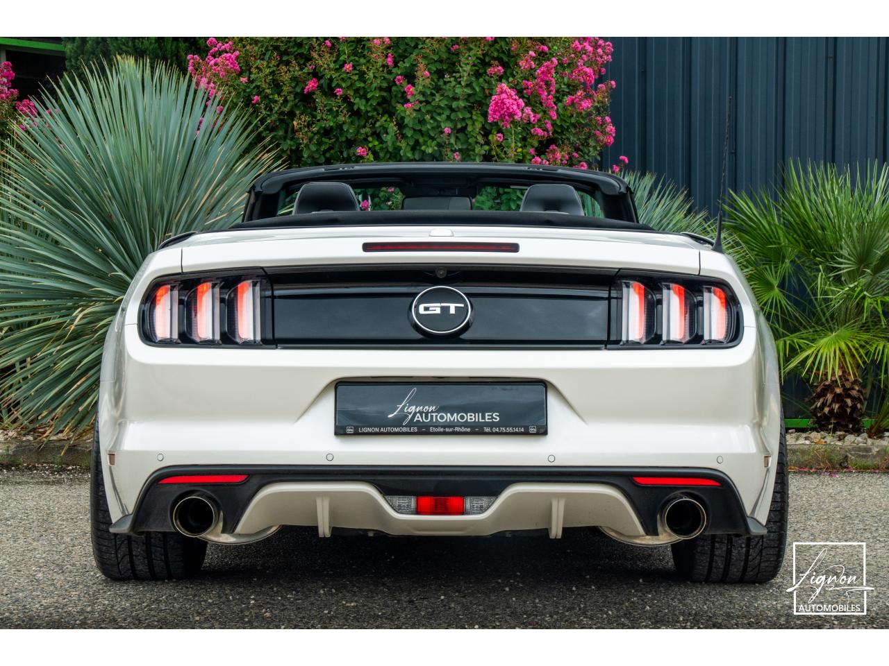 Photo FORD MUSTANG Cabriolet 5.0 V8 - 421 - BVA  GT - Echappement à Clapets - 1er main - à partir de 601 euros
