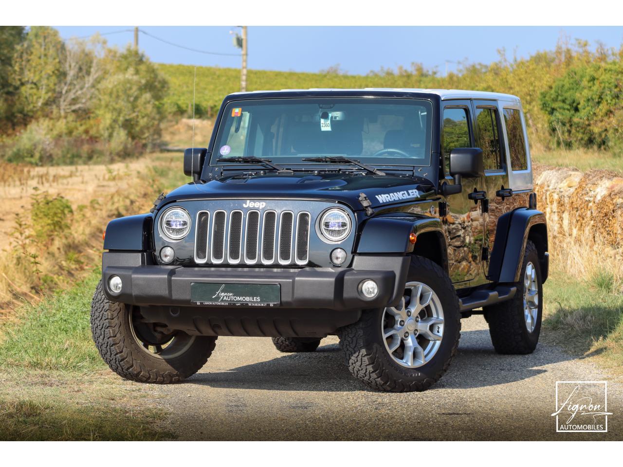 JEEP WRANGLER 3.6 v6 - 284 ch - BVA 4x4  2018 Unlimited  Last Edition Équipé GPL