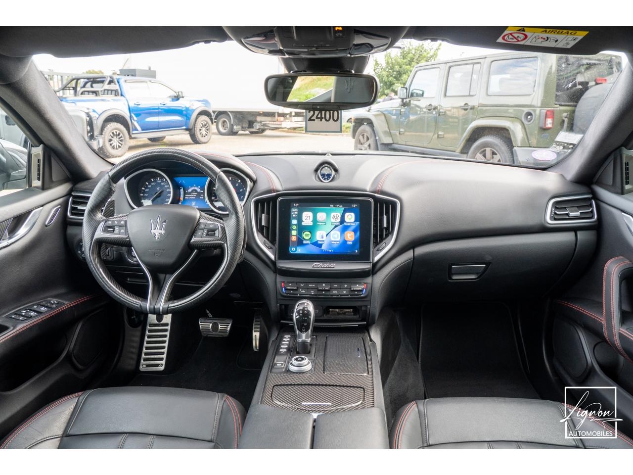 Photo MASERATI GHIBLI 3.0 V6 - 430 ch - BVA  GranSport SQ4