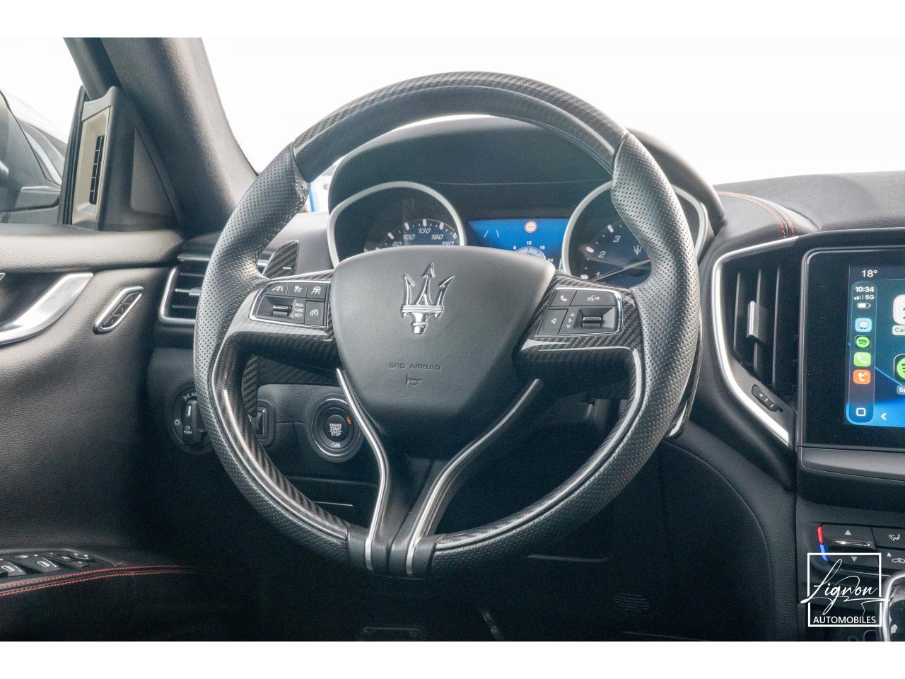 Photo MASERATI GHIBLI 3.0 V6 - 430 ch - BVA  GranSport SQ4